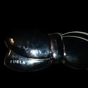 Furla | Accessories | Furla White Leather Bow Buckle Belt  display picture 1